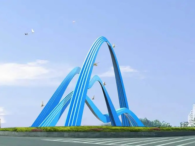 湖南城市廣場不銹鋼雕塑